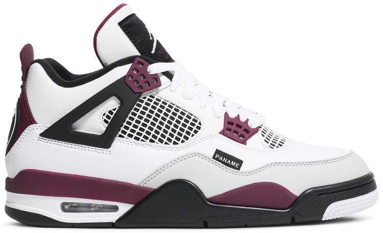 Paris Saint-Germain x Air Jordan 4 Retro ‘Bordeaux’ Unfading Sneaker...