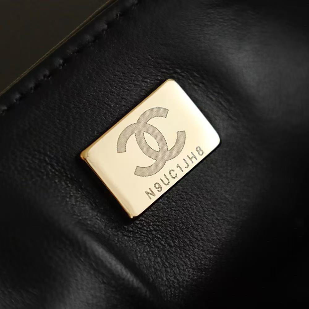 Chanel 2026 Classic 11.12 Bag 20cm Black Sheepskin