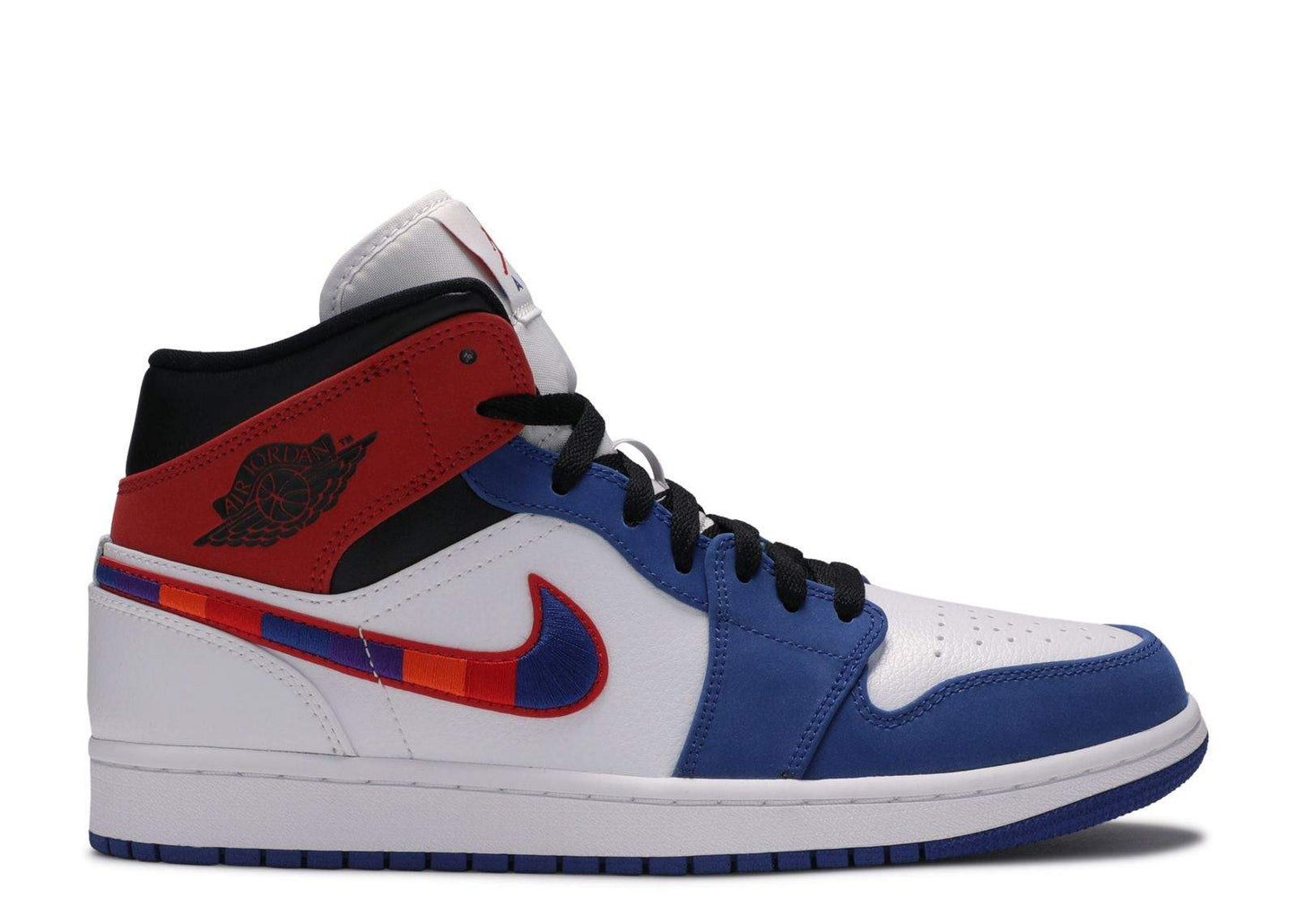 Air Jordan 1 Mid ‘Multicolored Swoosh’ Unfading Sneaker Sneakers - Limited Ed...