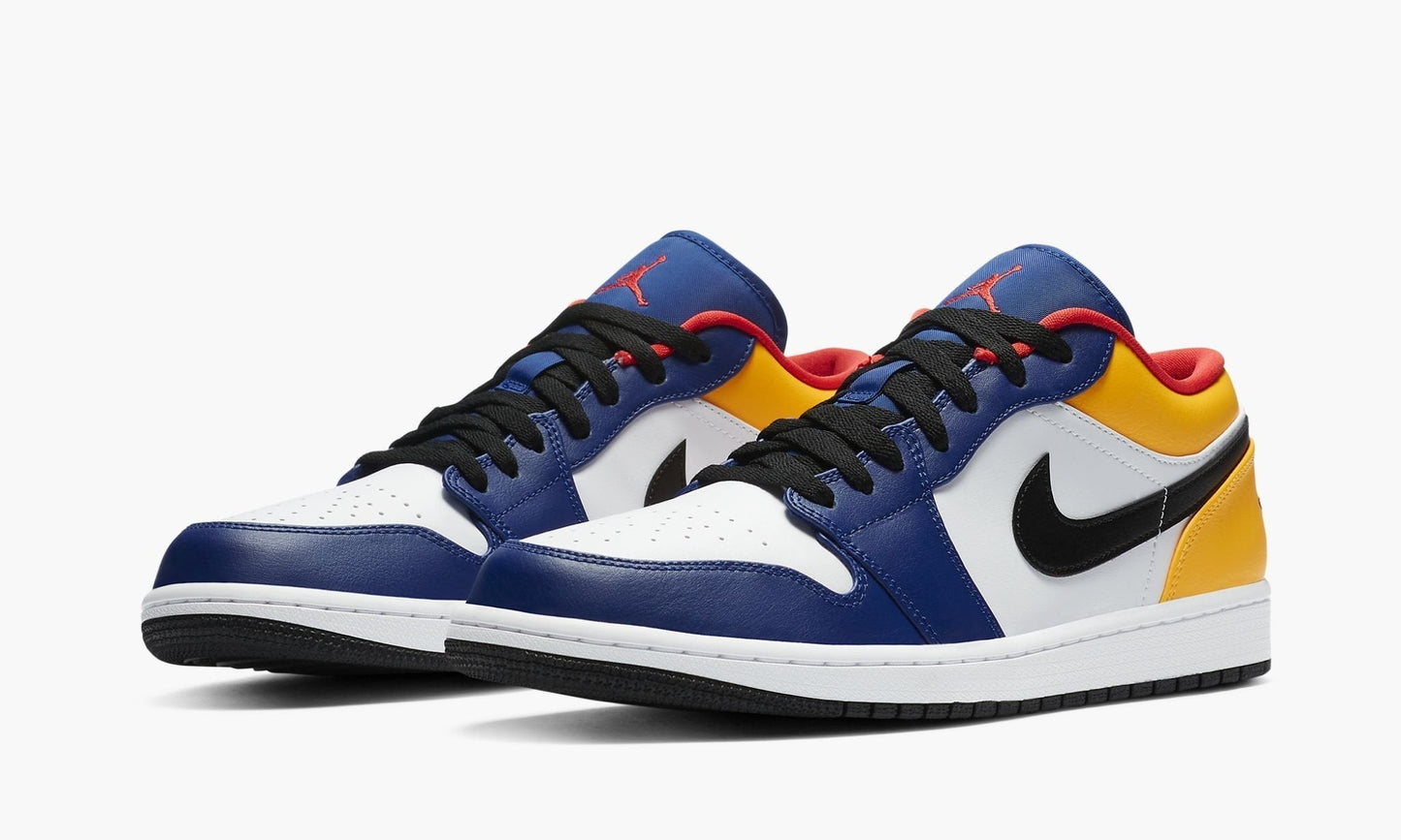 Air Jordan 1 Low “Deep Royal / Yellow” Sneakers - Heritage Edition