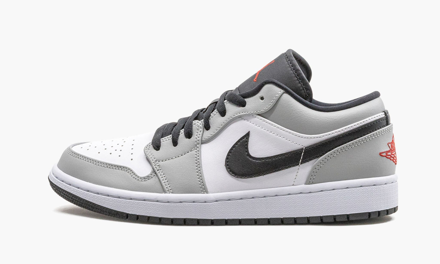 Air Jordan 1 Low Light Smoke Grey Sneakers - Cushioned Stride