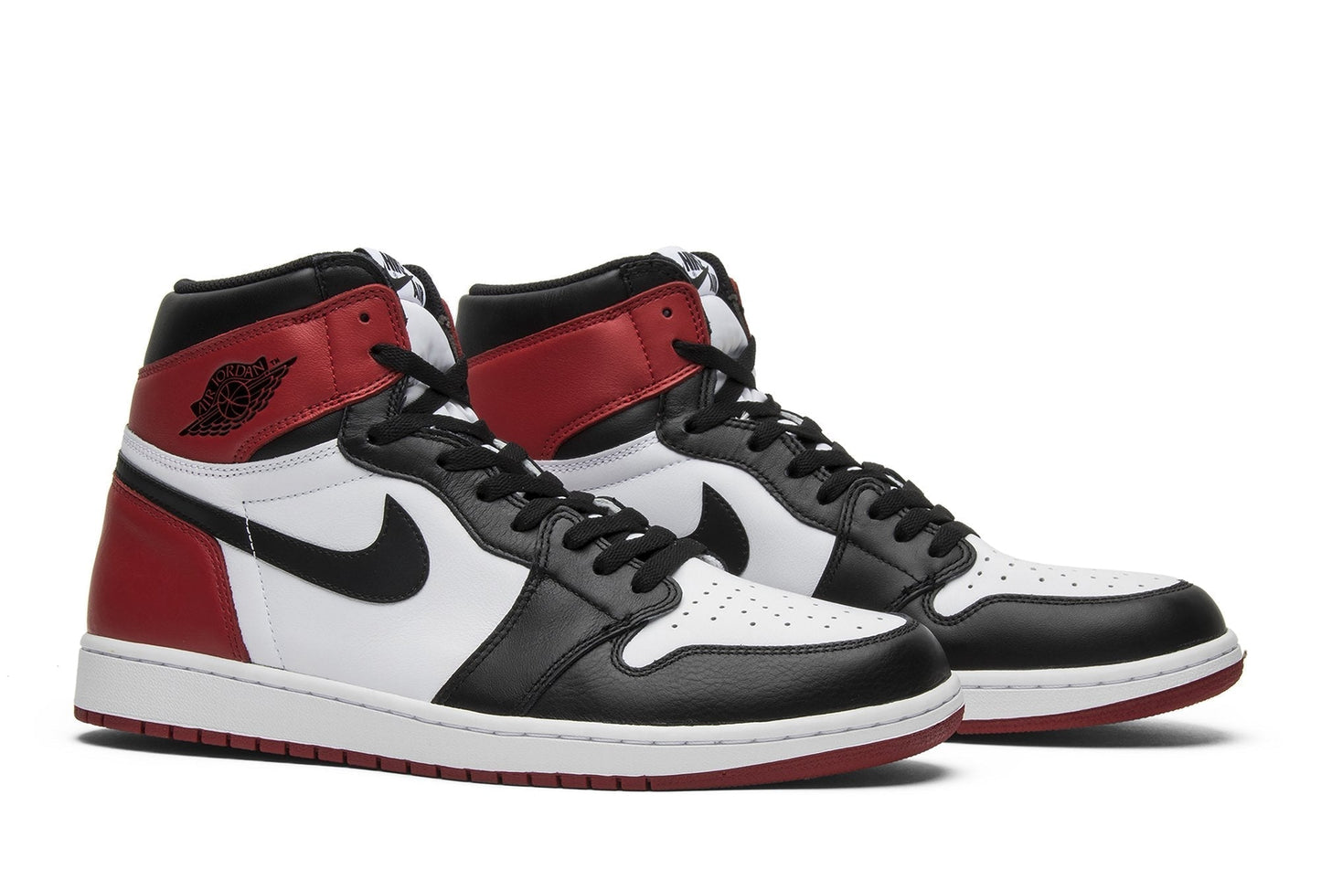 Air Jordan 1 Retro High OG Black Toe Sneakers - Performance Runner