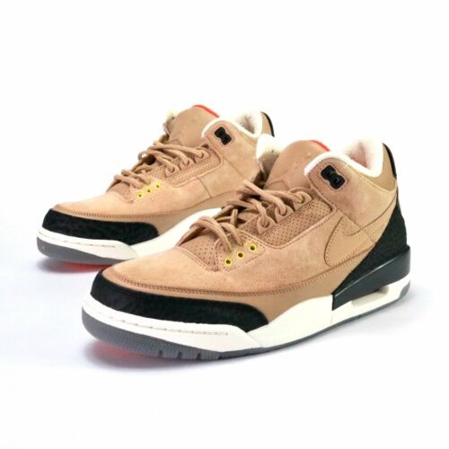 Air Jordan 3 JTH Bio Beige Suede Sneakers - Basketball Legend