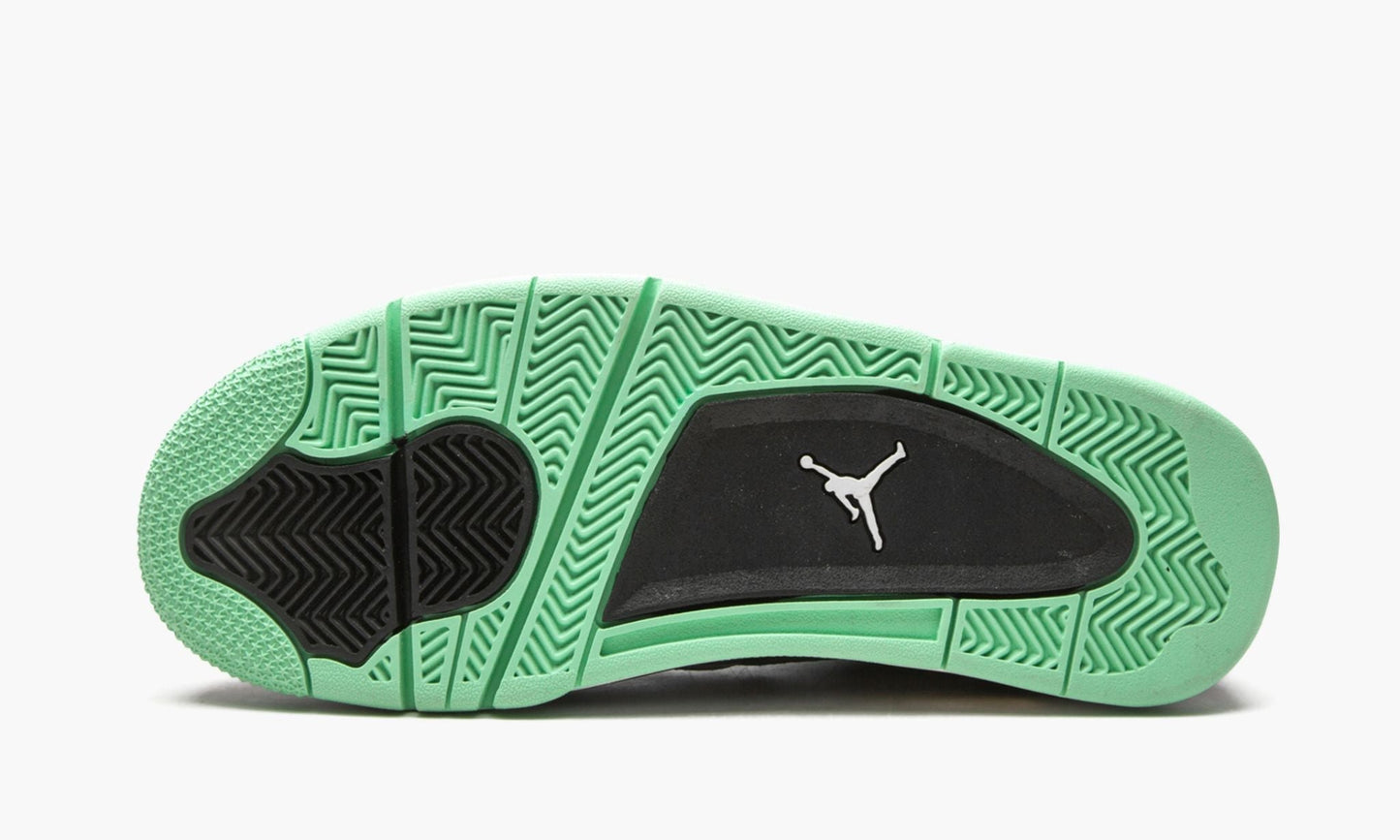 Air Jordan 4 Retro “Green Glow” Sneakers - Limited Edition