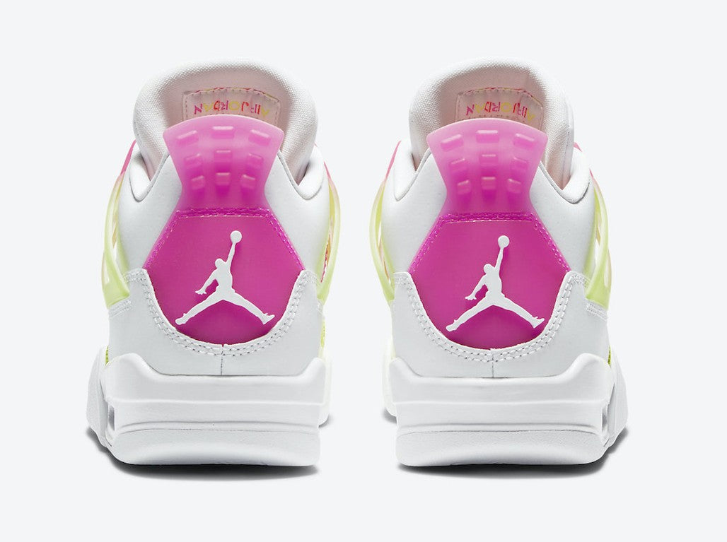 Air Jordan 4 Retro White Lemon Pink GS Sneakers - Streetwear Essential