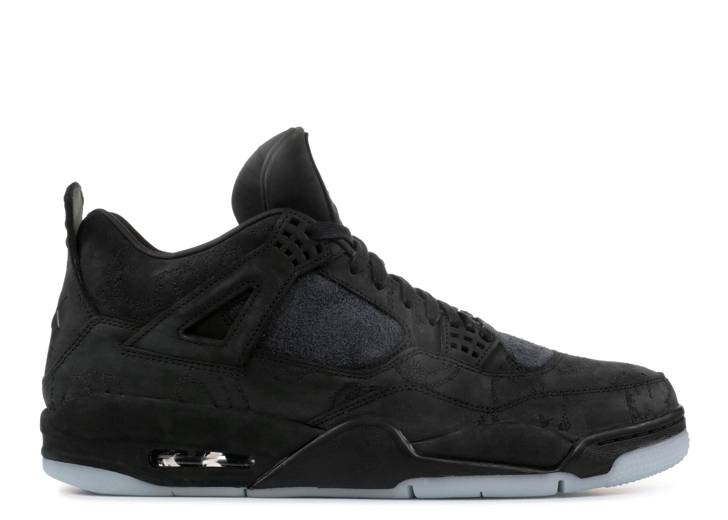 Air Jordan 4 x KAWRS Black Sneakers - Prime Pick | Silhouette King
