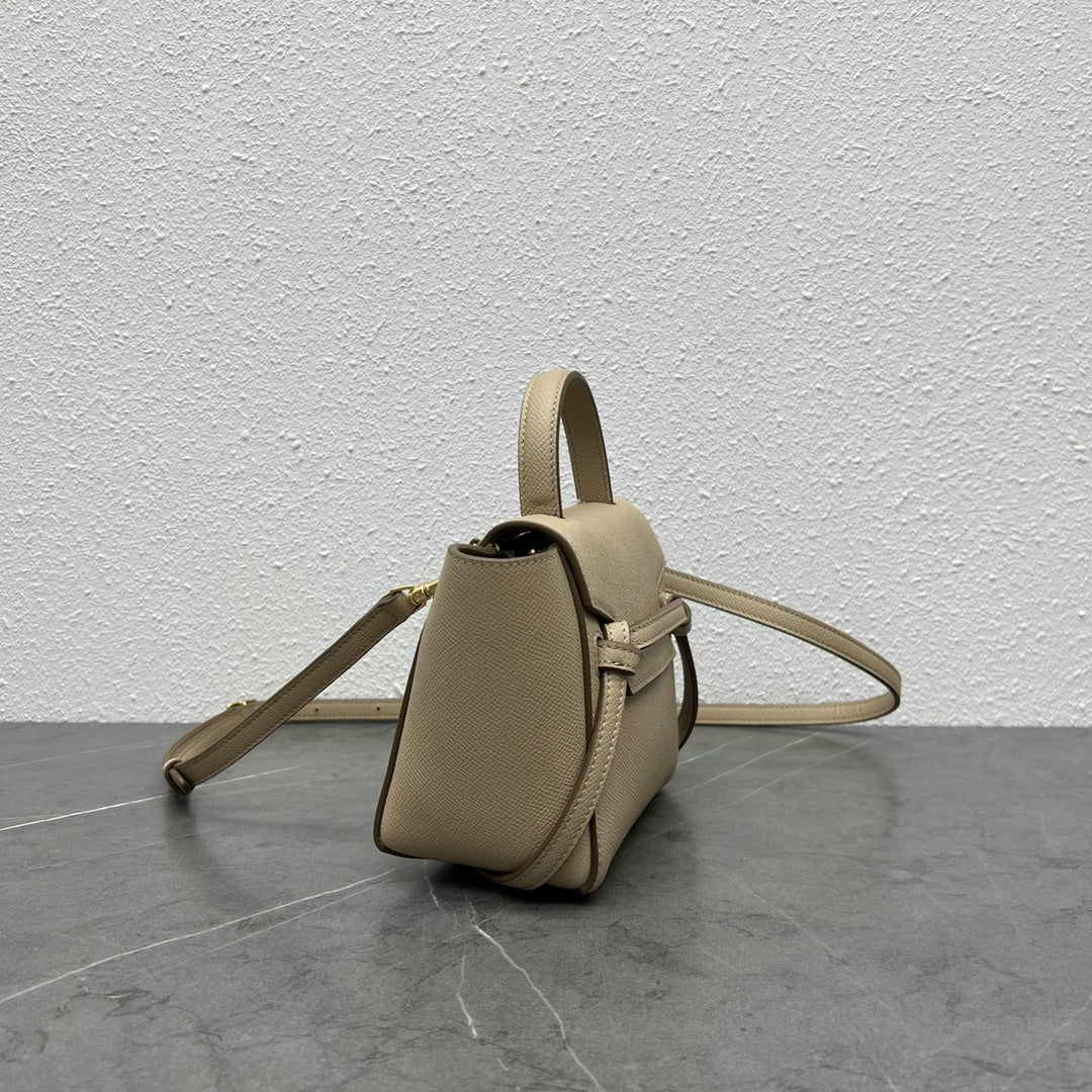 Celine 2026 Pico Belt Bag 16cm Grained Calfskin