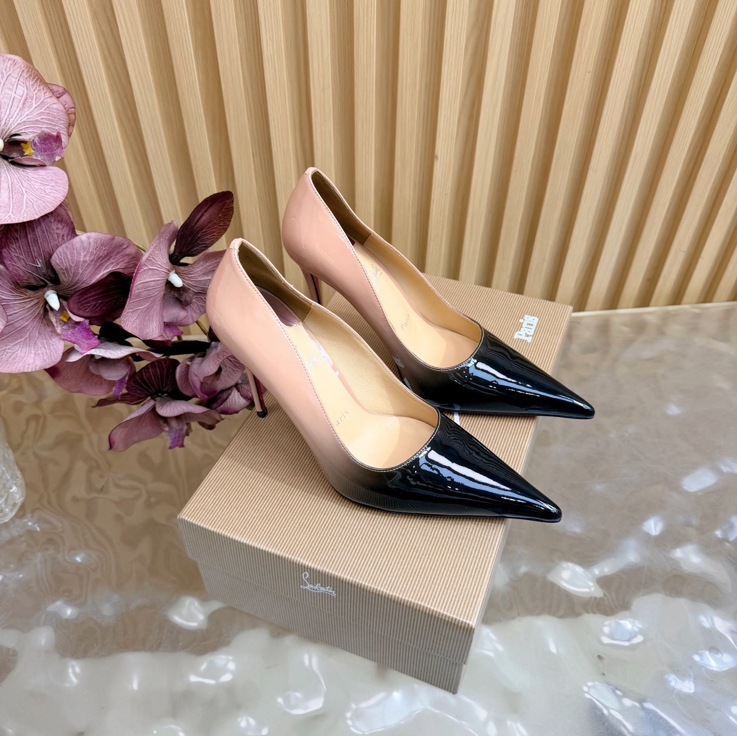 Christian Louboutin 2026 Kate 100mm Pumps Patent Leather 776036