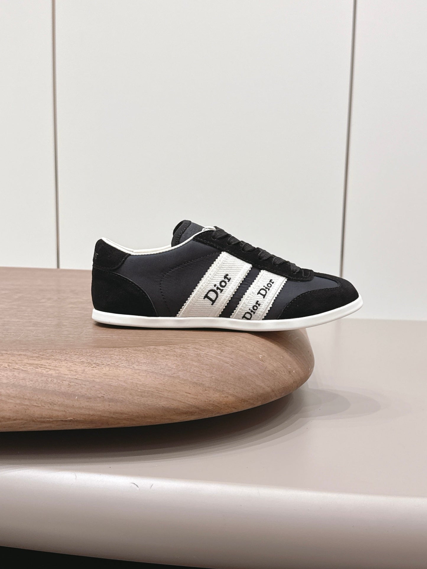 CD 26A Casual Sneakers Black Lycra Fabric Suede 739336