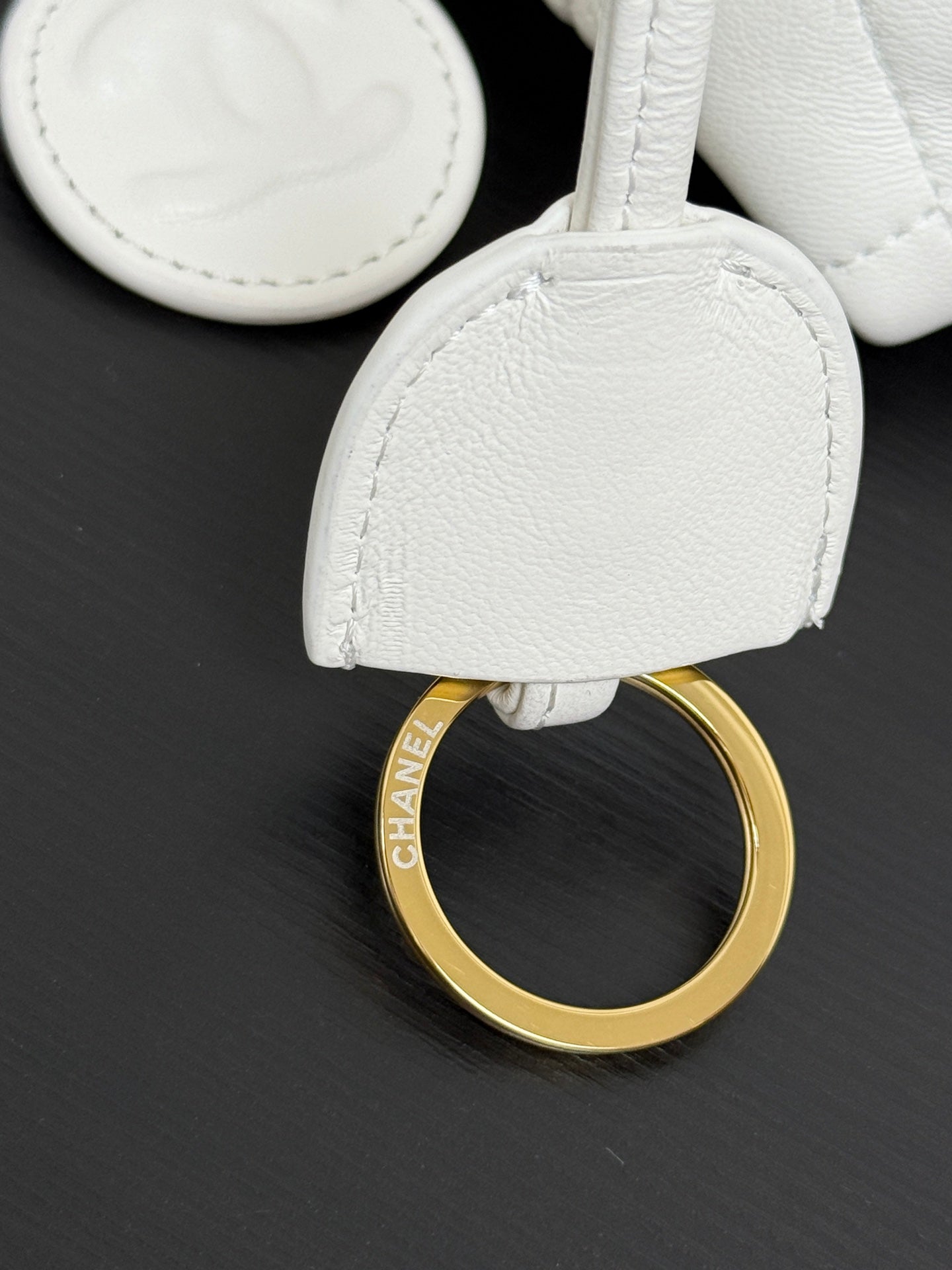Chanel 2026 Lucky Bag 22cm White Sheepskin