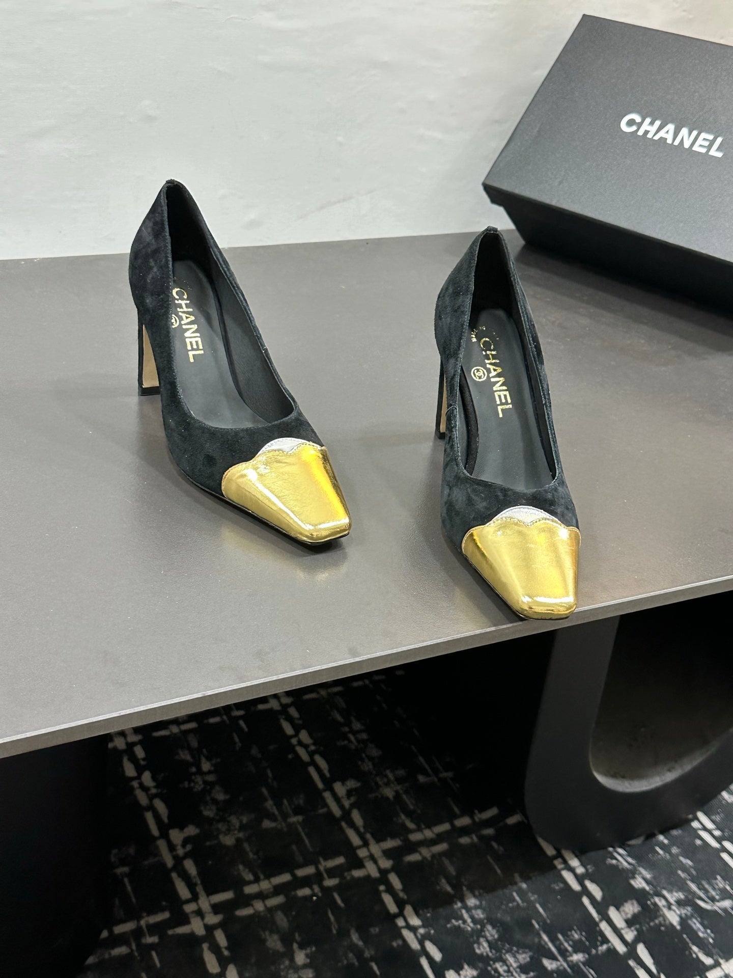 Chanel 2026 Kitten Heels Pumps Leather Sheepskin 832526