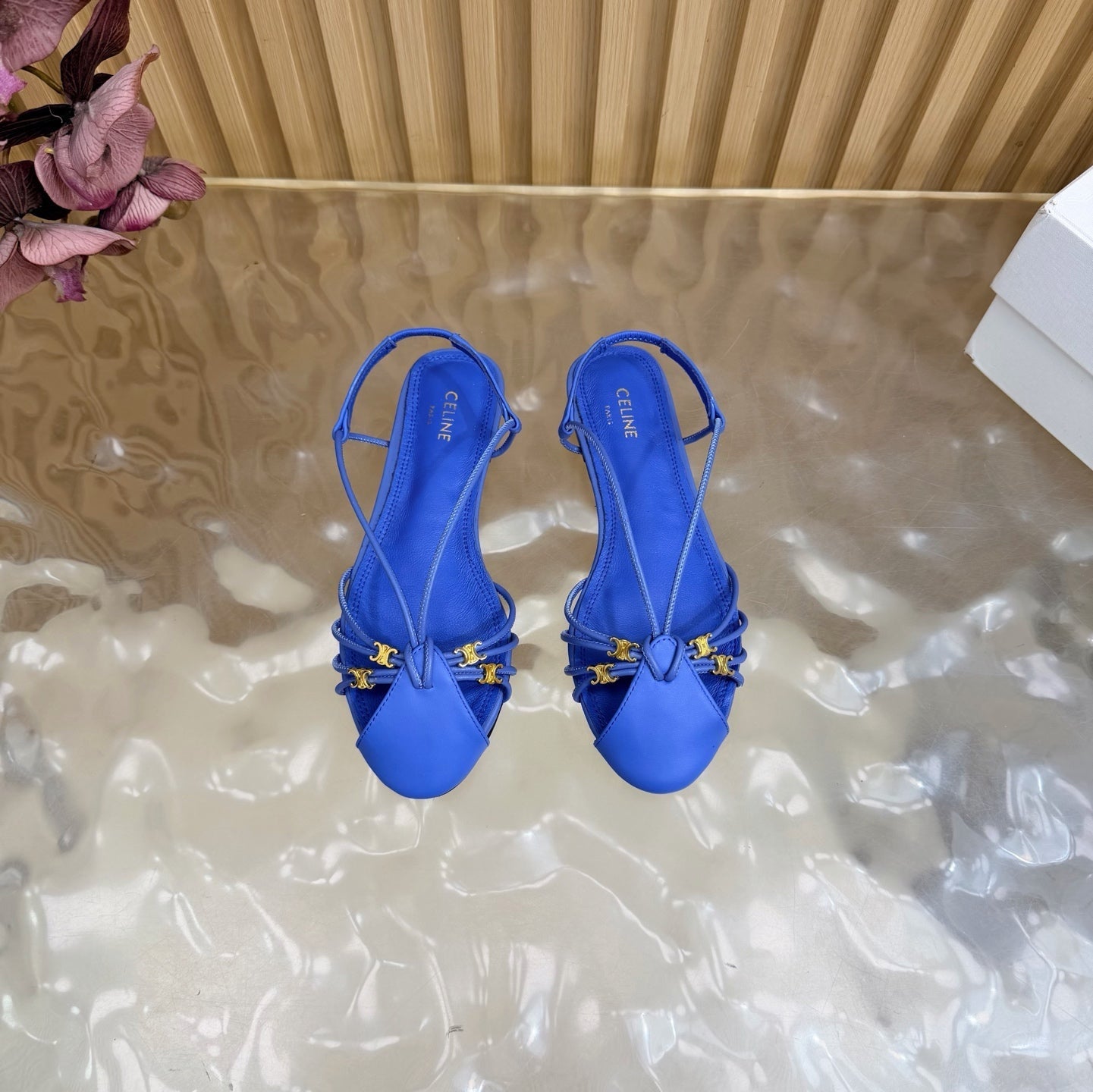 Celine 2026 Arc de Triomphe Cocktail Sandal Calfskin 228222
