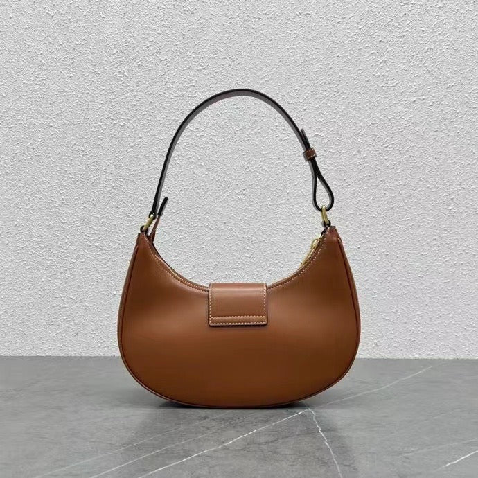 Celine 2026 Ava Bag 23cm Brown Calfskin 283606