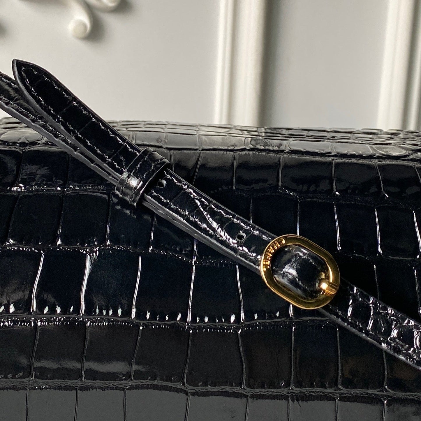 Chanel 2026 Crocodile Embossed Maxi Bag 39cm Calfskin