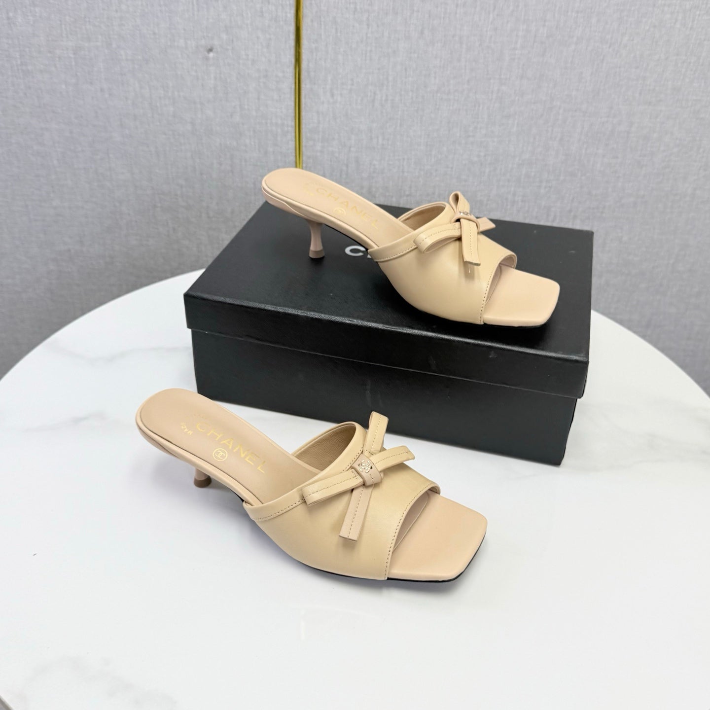 Chanel 2026 Heeled Sandal 35mm Sheepskin 904510