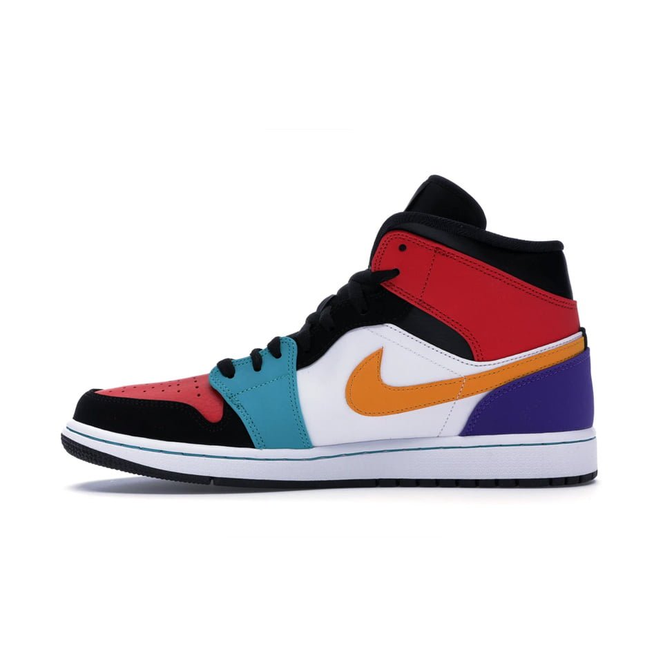 Jordan 1 Mid Multicolor 554724 Sneakers - Fresh Drop | Must-Cop