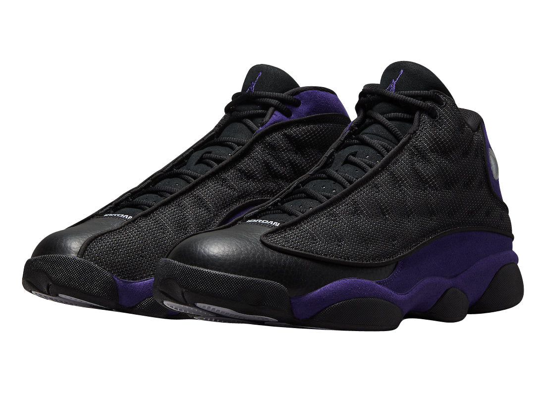Jordan 13 Black / Purple Sneakers - All-Day Comfort | Must-Cop