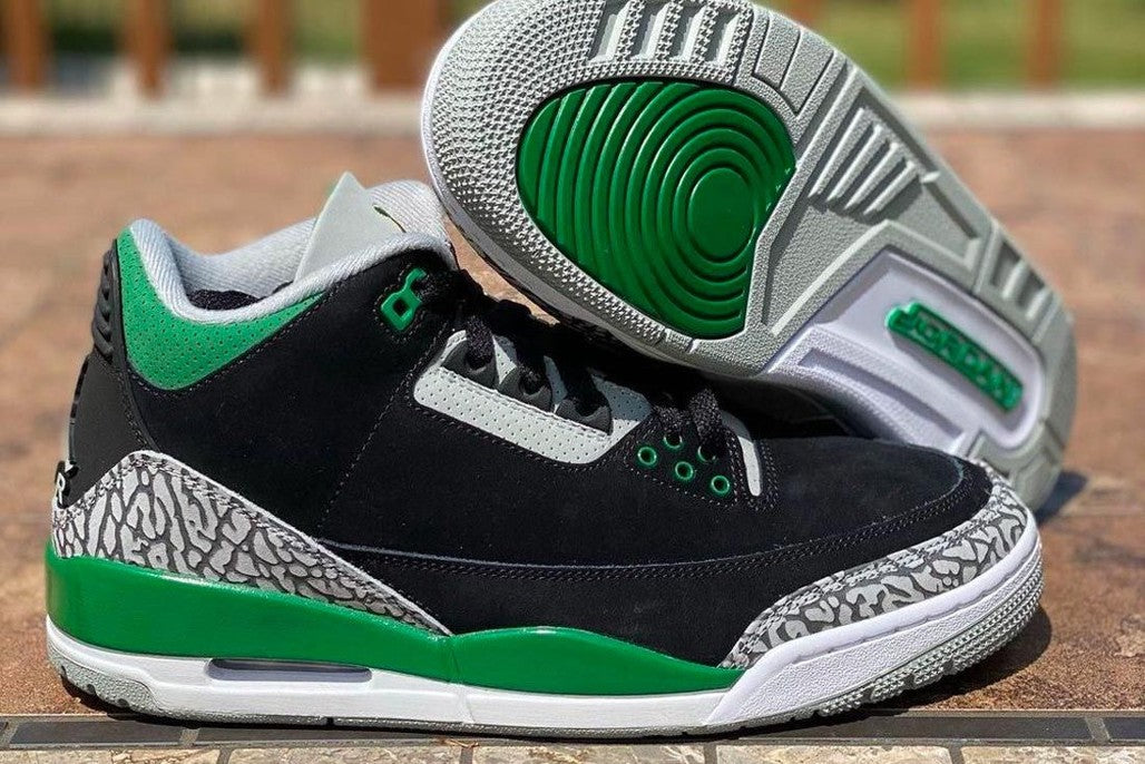 Jordan 3 Retro Pine Green Sneakers - Vintage Inspired | Style MVP