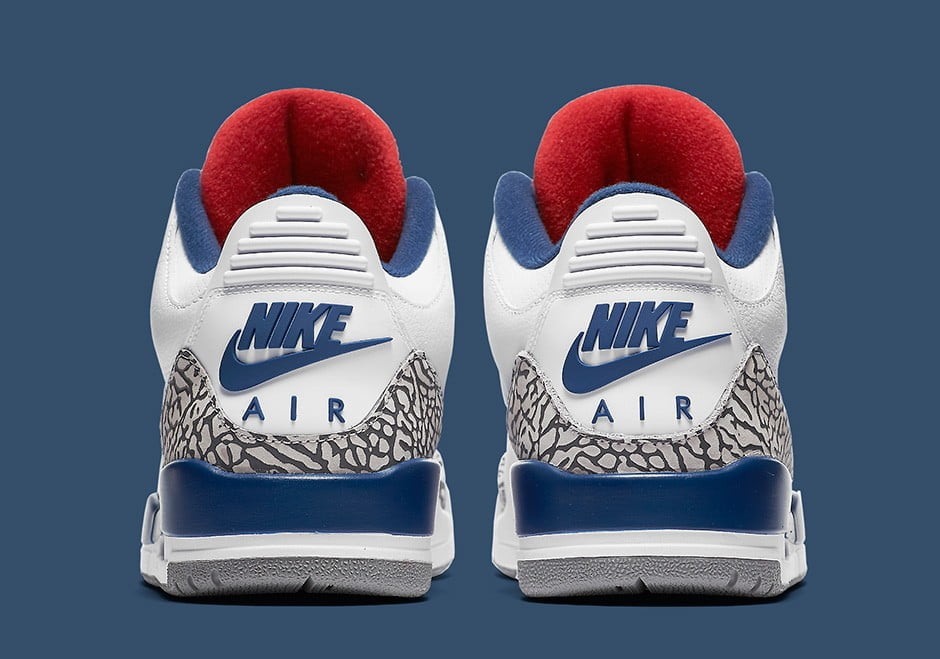 Jordan 3 Retro True Blue Sneakers - Collector's Edition