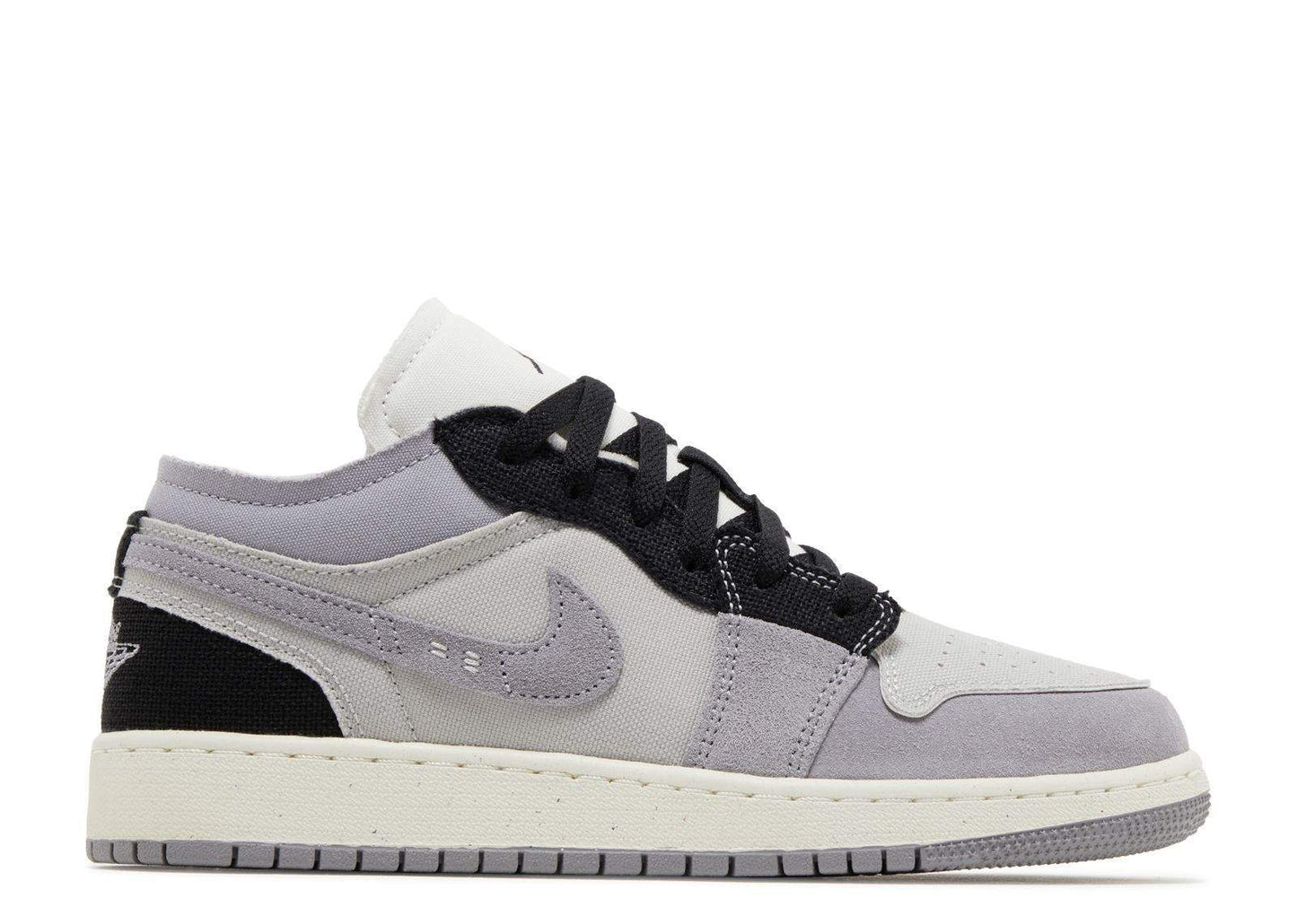 Air Jordan 1 Low SE Craft GS Inside Out Cement Grey Everlasting Sneaker...