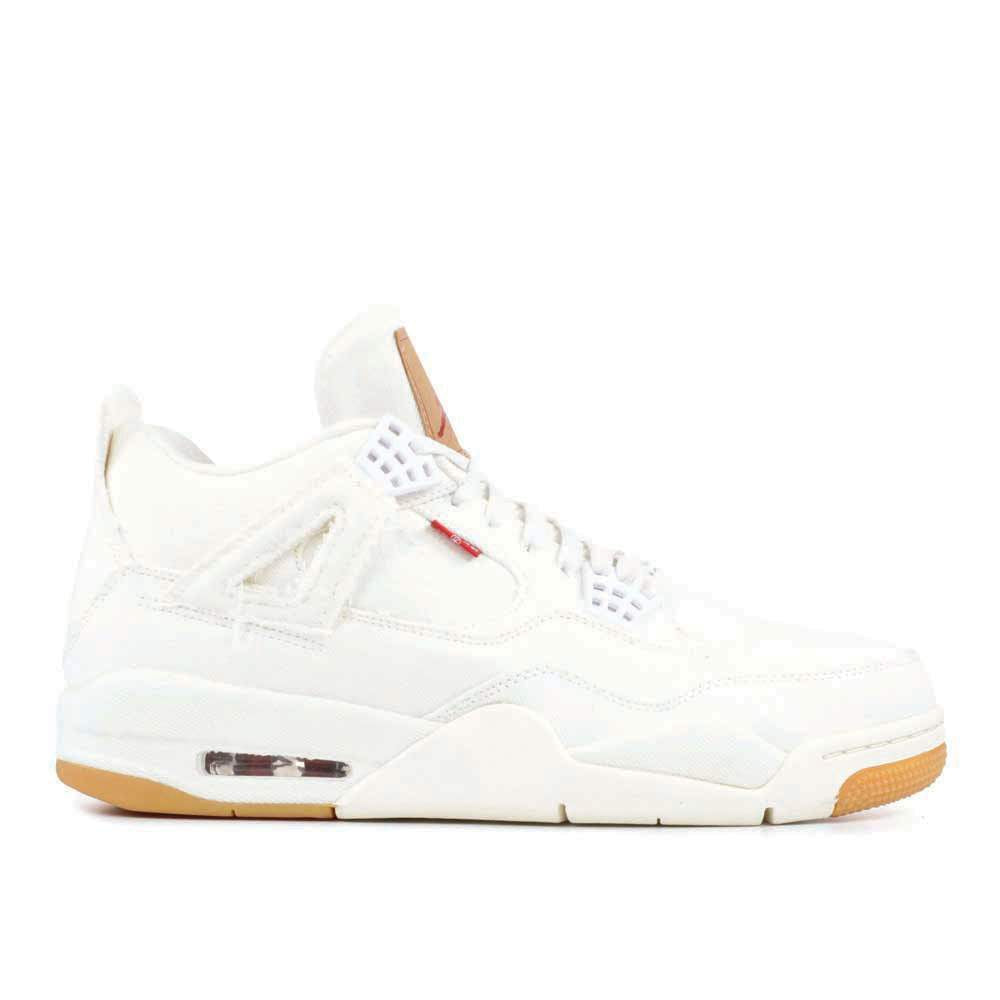 Levi’s x Air Jordan 4 Retro ‘White Denim’ Unfading Sneaker Sneakers - Heritag...