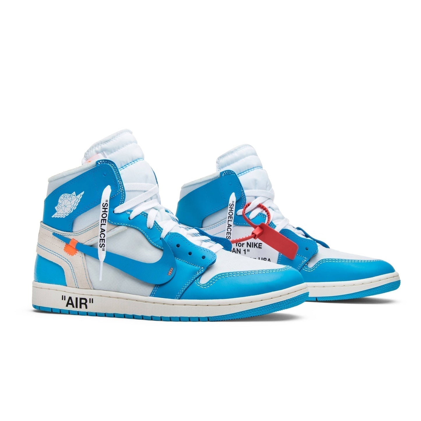 Off-White x Air Jordan 1 Retro High OG ‘UNC’ AQ0818-148 Sneakers - Modern Cla...