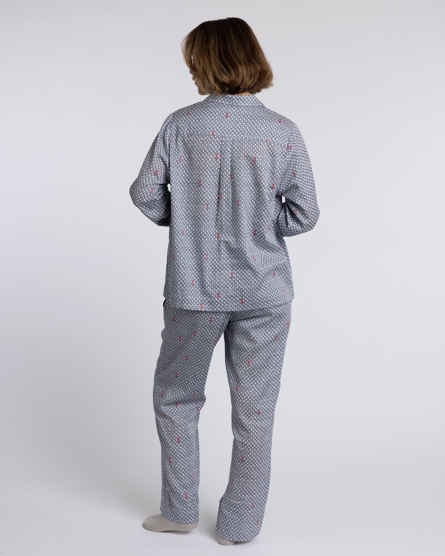 Organic Cotton Grey Pyjama Set, Port in a Storm