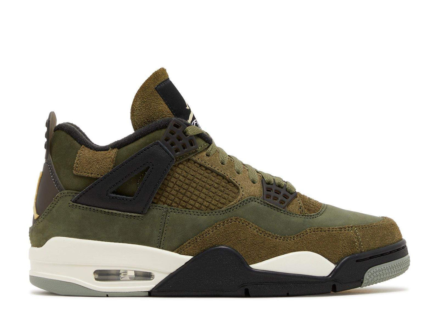 Air Jordan 4 Retro SE Craft Olive Unfading Sneaker Sneakers - Cushioned Stride