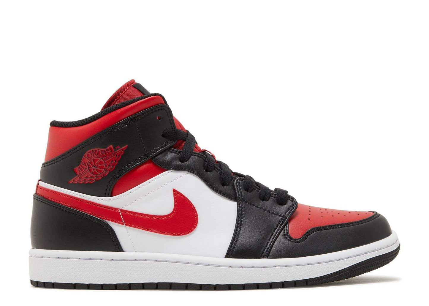 Air Jordan 1 Mid ‘Bred Toe’ Revered Footwear Sneakers - All-Day Comfort