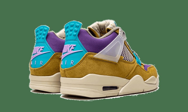Union x Air Jordan 4 30th Anniversary Desert Moss Turquoise Blue...
