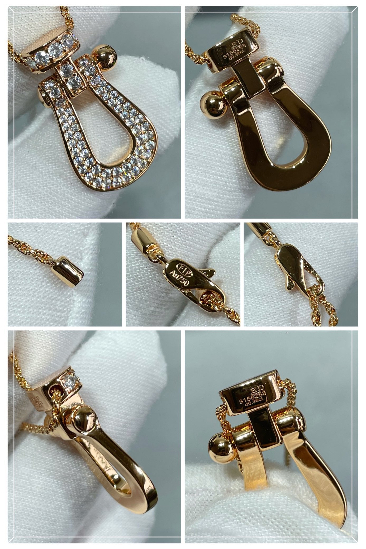 FORCE 10 LARGE MODEL DIAMOND NECKALCE