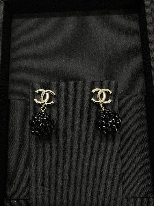 CC Beaded Drop earrings