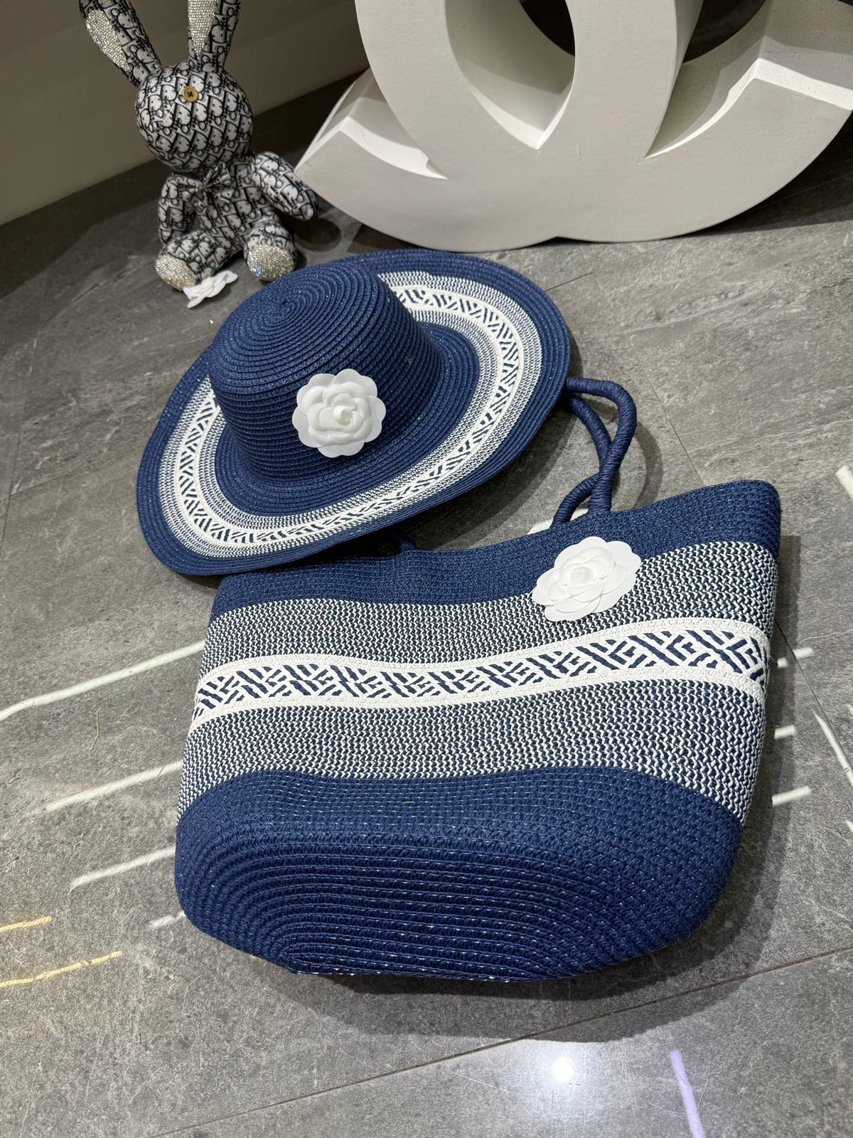 CC Tote Bag & Hat Set Plant Grass 209738