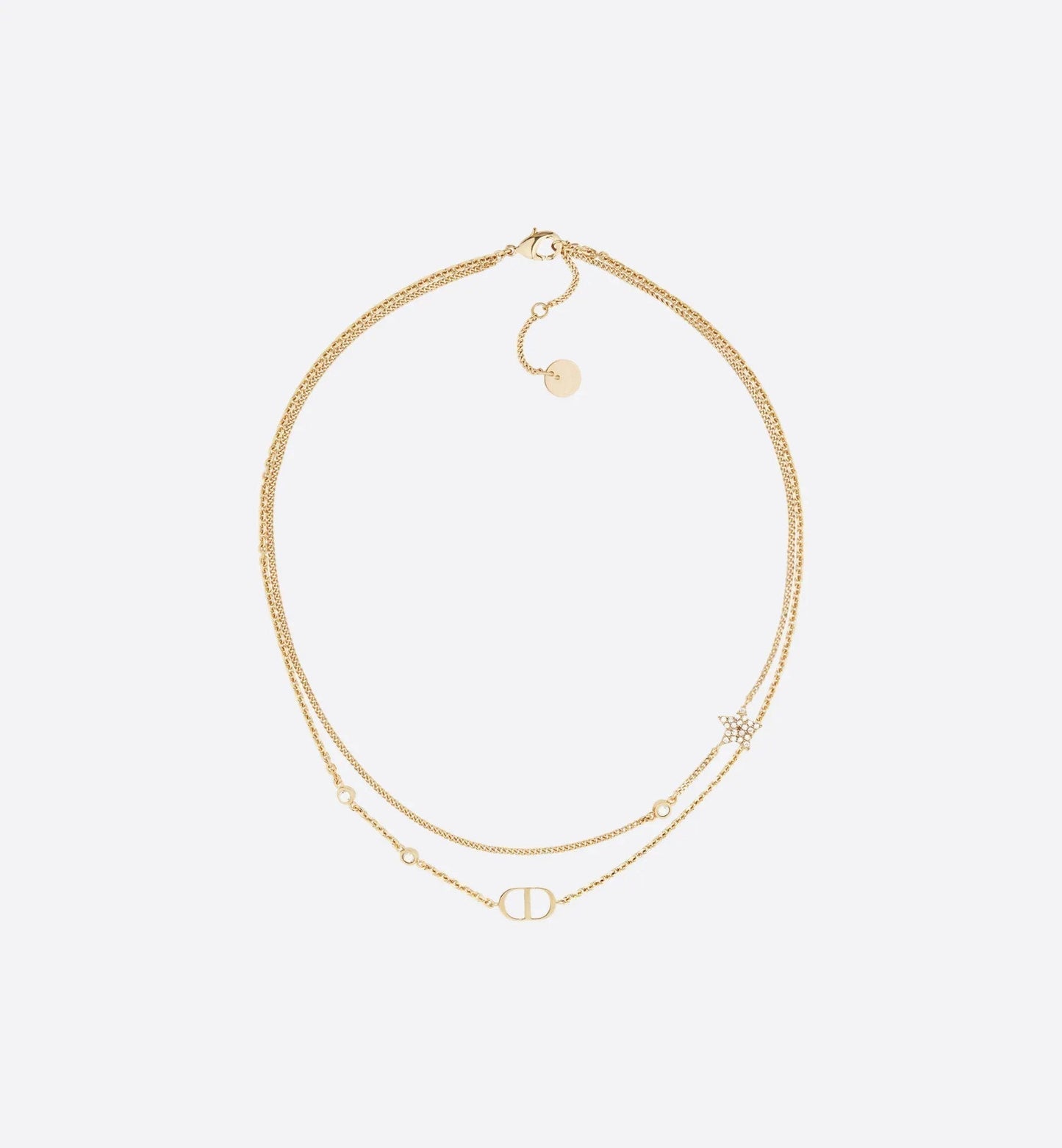 PETIT CD DOUBLE NECKLACE
