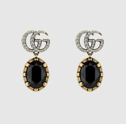 GG Marmont Crystal Earrings