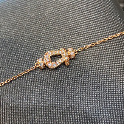 Fred Force 10 Small Model Pink Gold Bracelet