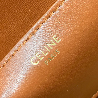 Celine 2026 Tabou Clutch on Strap Triomphe Canvas Calfskin 281765