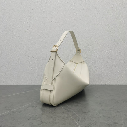 Celine 2026 Romy Bag 34cm White Smooth Calfskin 281926
