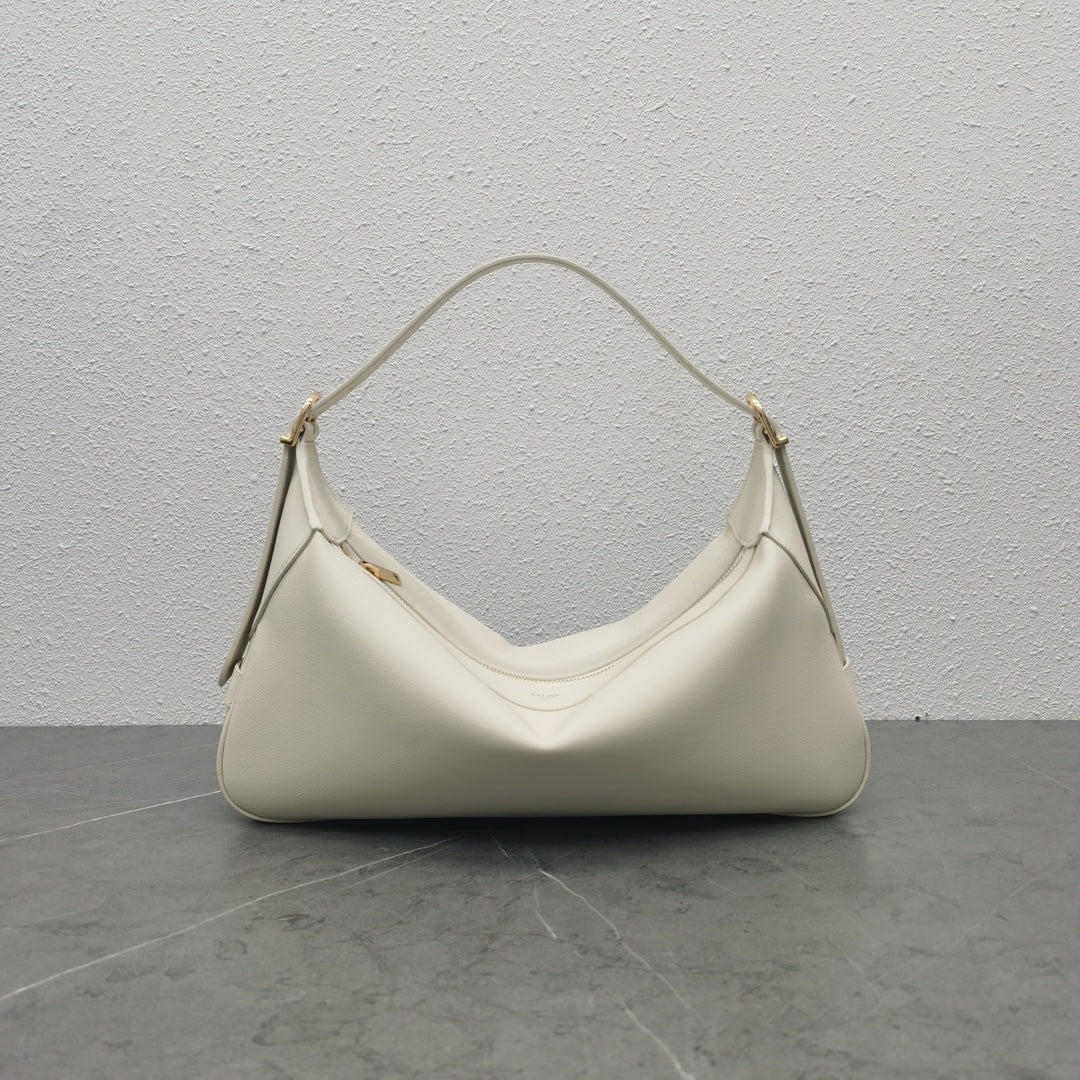 Celine 2026 Romy Bag 34cm White Smooth Calfskin 281926