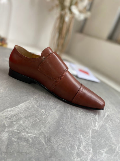 Christian Louboutin Mortimer Double Monk Strap Loafer Leather 863804