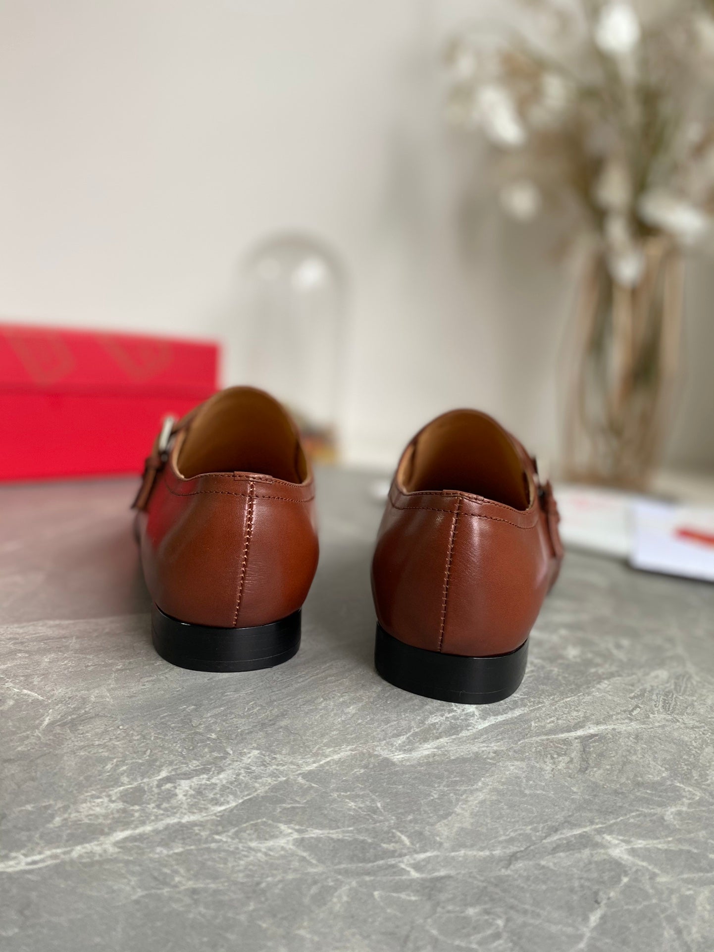 Christian Louboutin Mortimer Double Monk Strap Loafer Leather 863804
