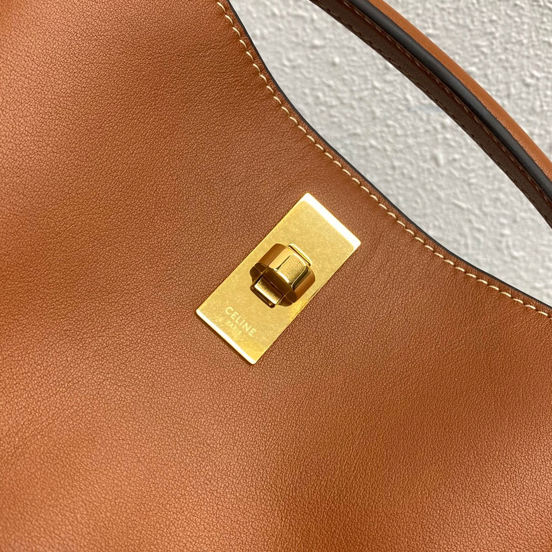 Celine 2026 Teen Bucket Bag 18cm Tan Smooth Calfskin