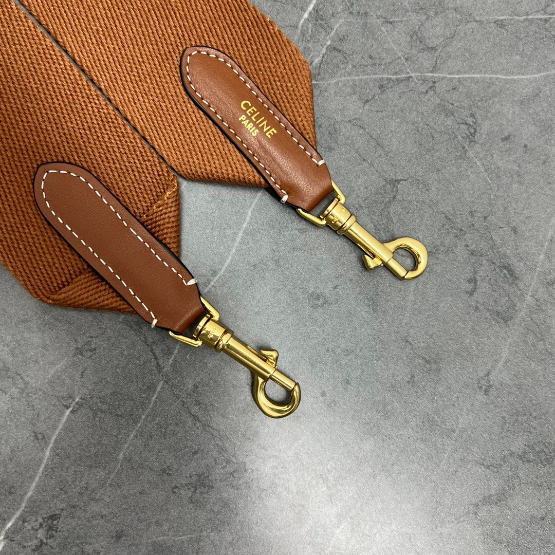 Celine 2026 Teen Soft 16 Bag 23cm Brown Smooth Calfskin
