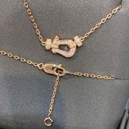 Fred Force 10 Small Model Pink Gold Necklace