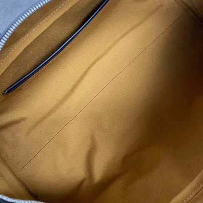 Celine 2026 Voyage Bag 45cm Black White Canvas Leather