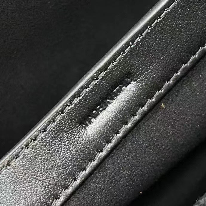 Celine 2026 Teen Soft 16 Bag 23cm Black Smooth Calfskin