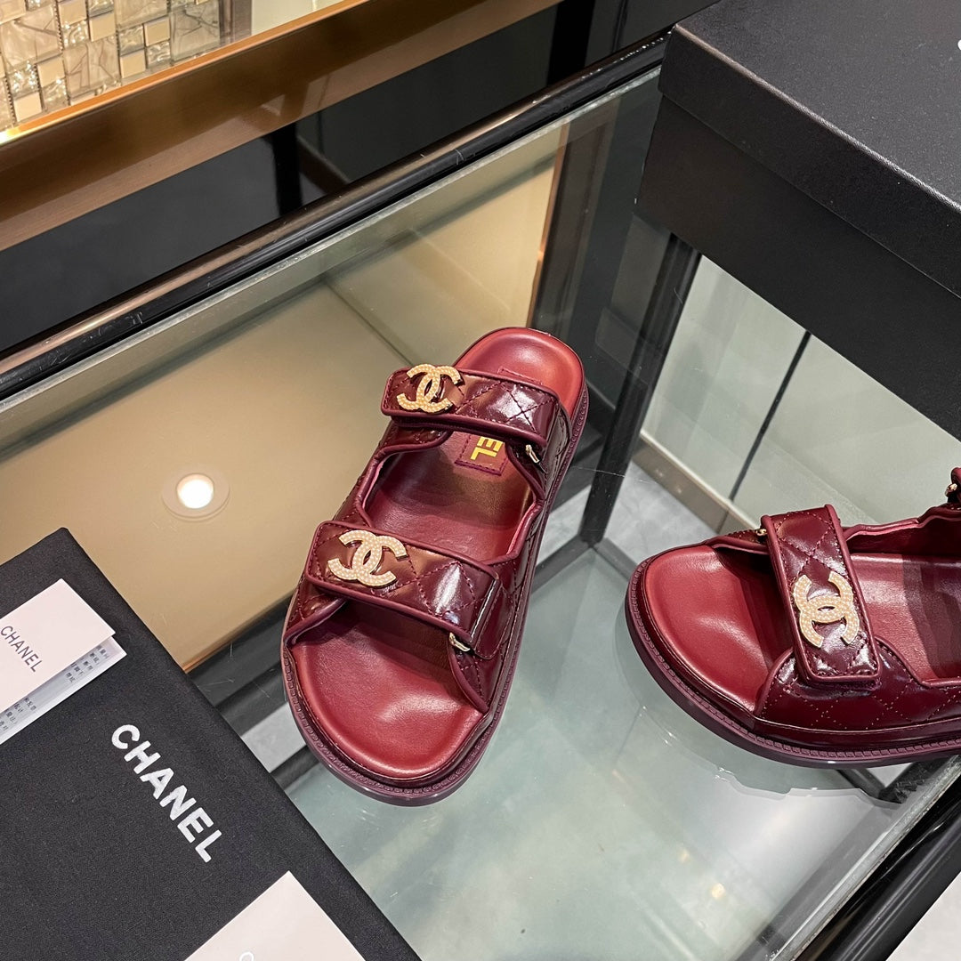 Chanel 2026 Sandal Patent Calfskin 895114
