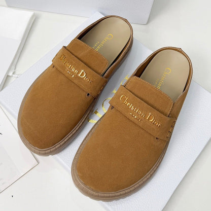 Dior 2026 Mule Camel Suede Cowhide 717872