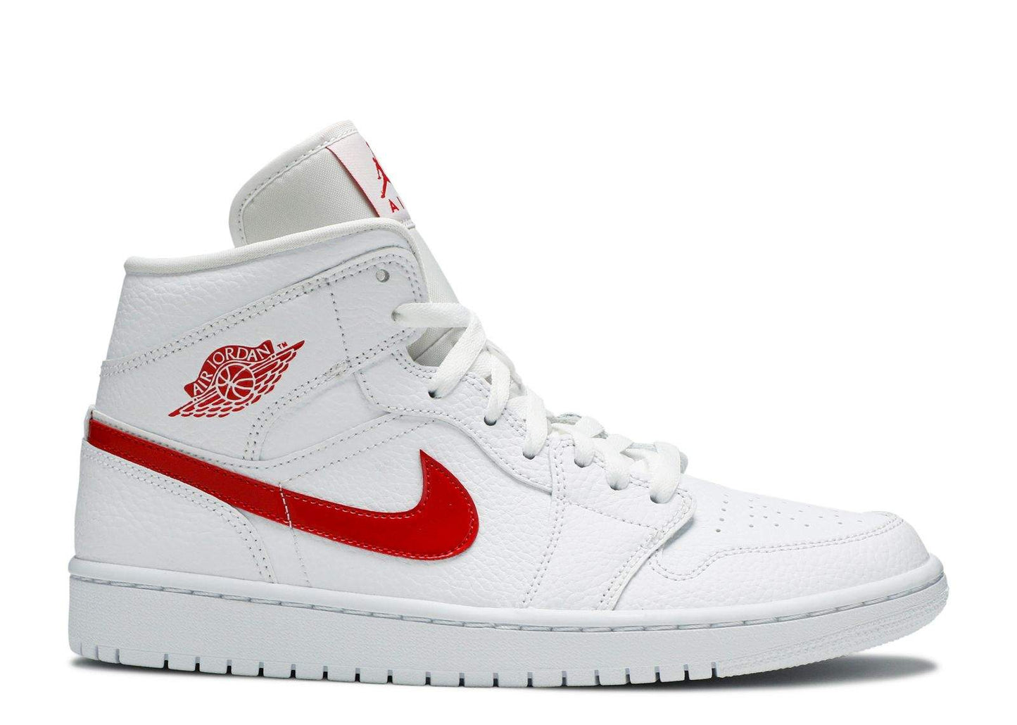 Air Jordan 1 Mid ‘White University Red’ Unfading Sneaker Sneakers - Basketbal...