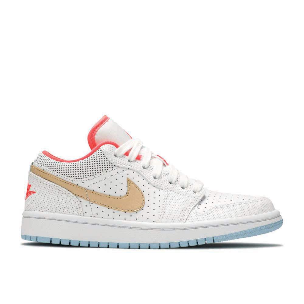 Air Jordan 1 Low SE ‘White Sesame’ Unfading Sneaker Sneakers - Cushioned Stride